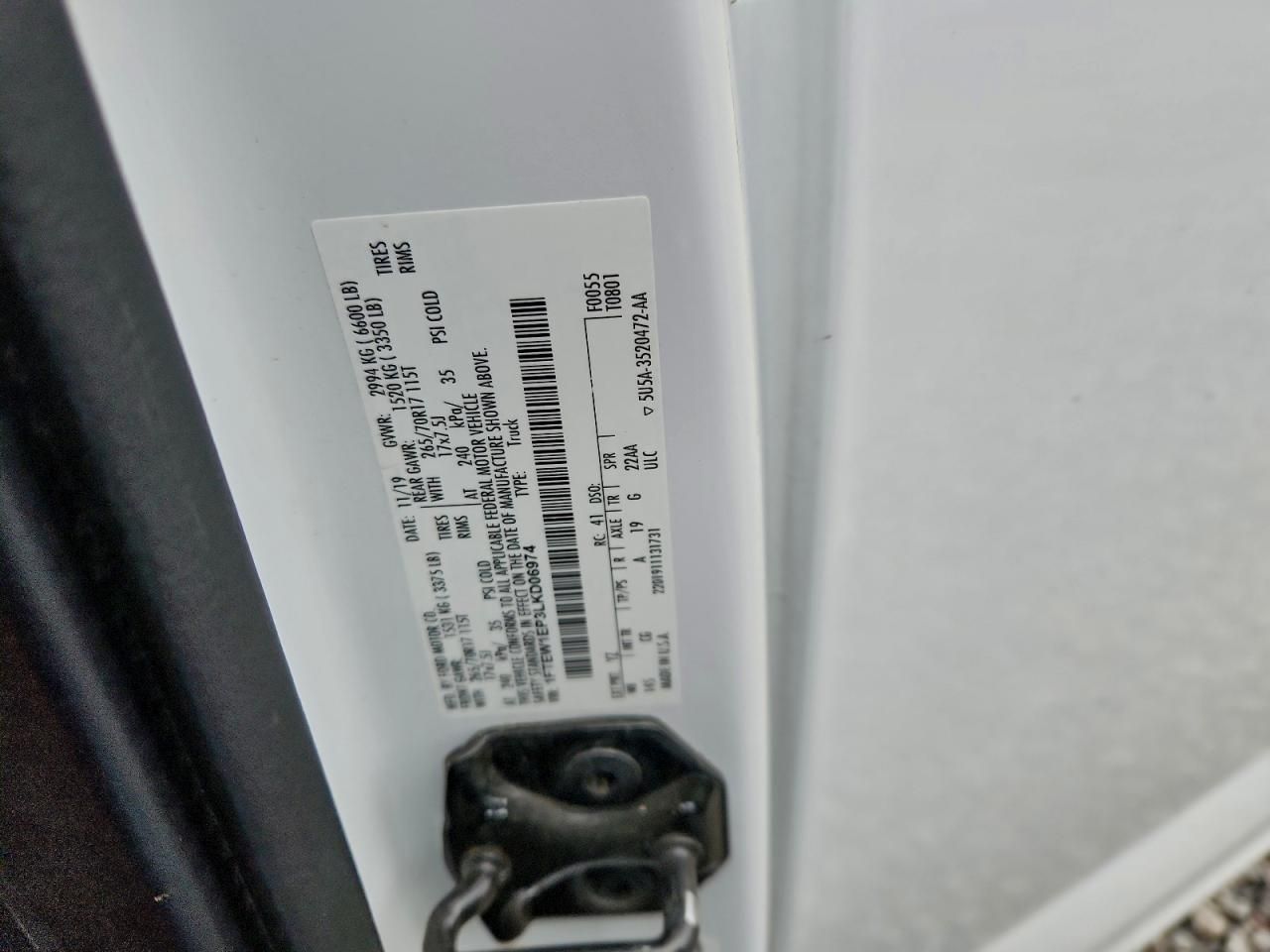 2020 Ford F150 Supercrew