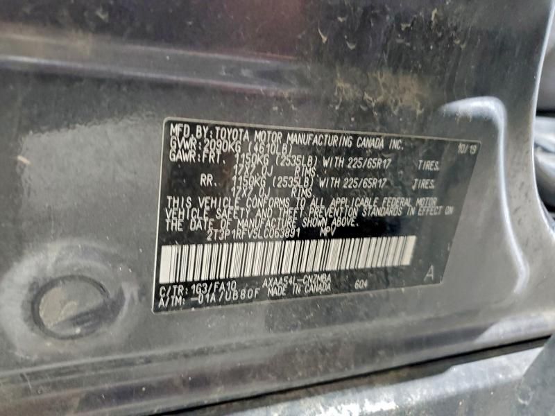 2020 Toyota Rav4 xle