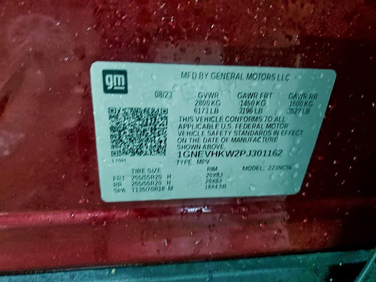 2023 Chevrolet Traverse lt