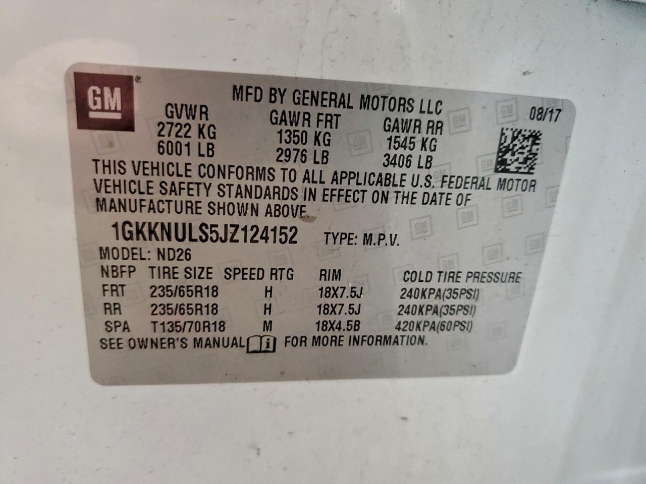 2018 GMC Acadia Slt-1