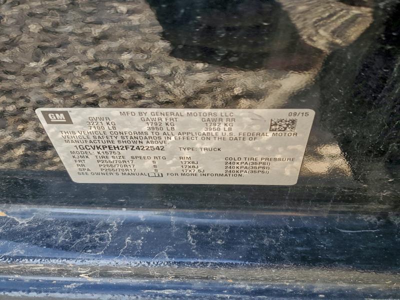 2015 Chevrolet Silverado K1500