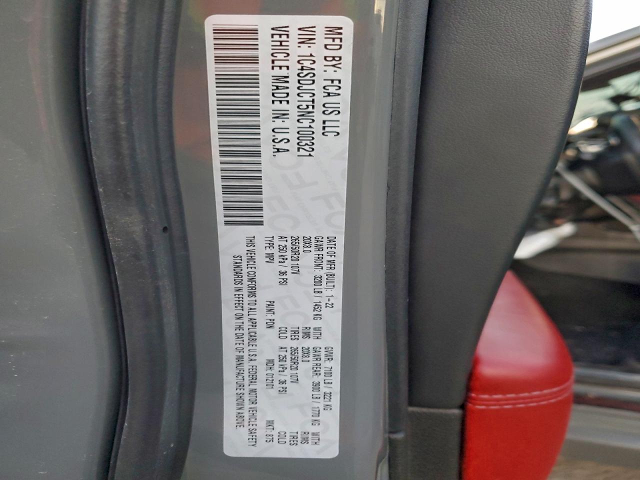 2022 Dodge Durango R/T