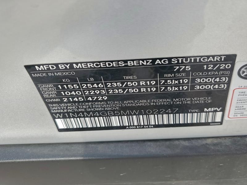 2021 Mercedes-Benz Glb 250