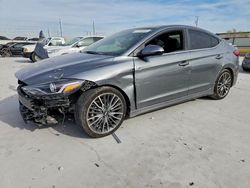 Hyundai salvage cars for sale: 2018 Hyundai Elantra Sport