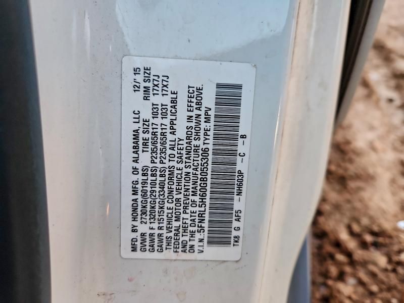 2016 Honda Odyssey exl