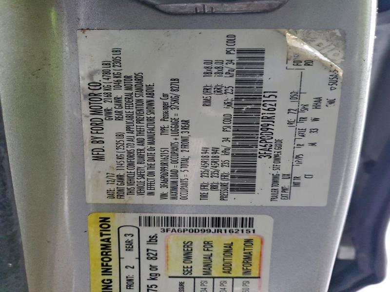 2018 Ford Fusion Titanium/platinum