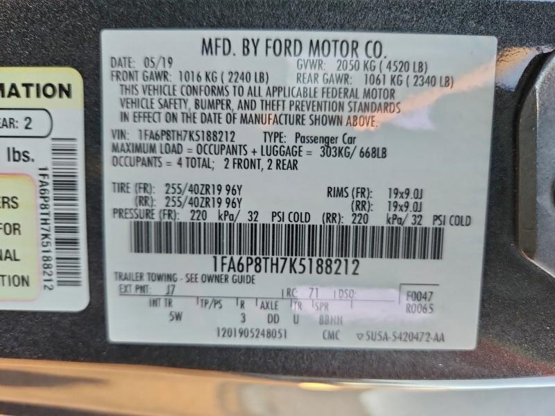2019 Ford Mustang