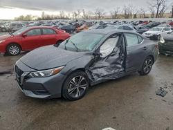Salvage cars for sale from Copart Bridgeton, MO: 2021 Nissan Sentra sv