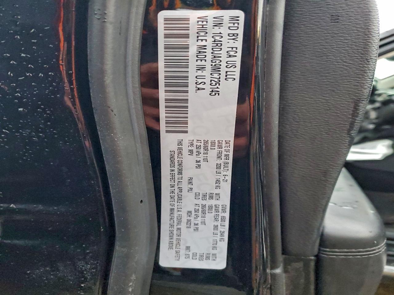 2021 Dodge Durango sxt