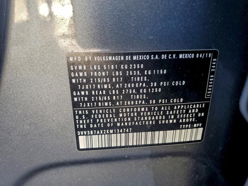 2019 Volkswagen Tiguan se