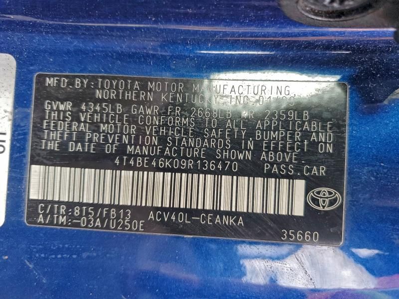 2009 Toyota Camry Base