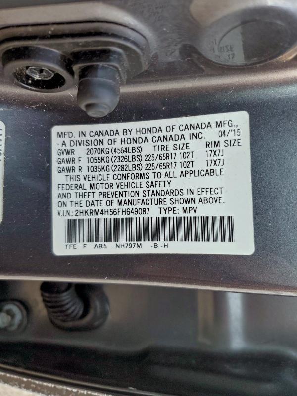 2015 Honda Cr-v ex