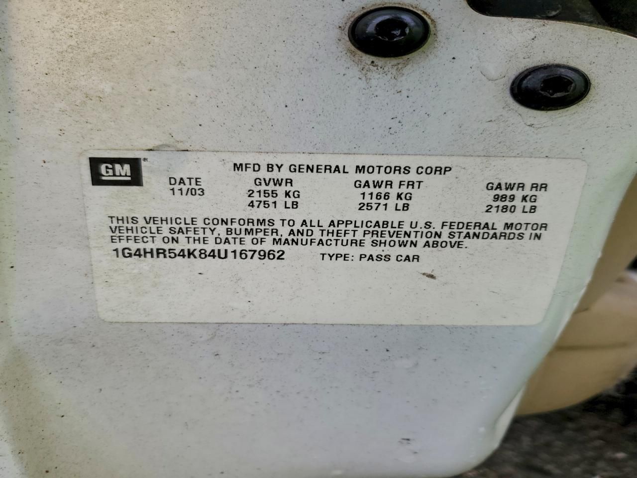 2004 Buick Lesabre Limited