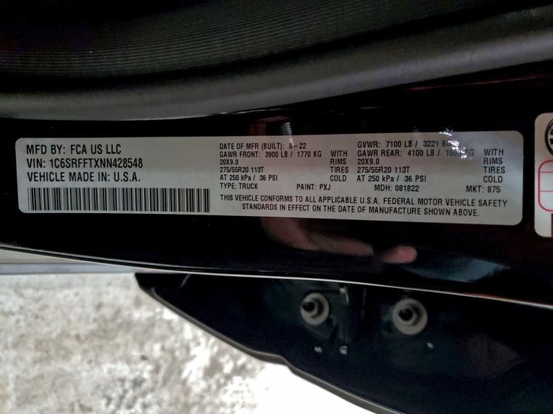 2022 Dodge Ram 1500 big Horn/lone Star