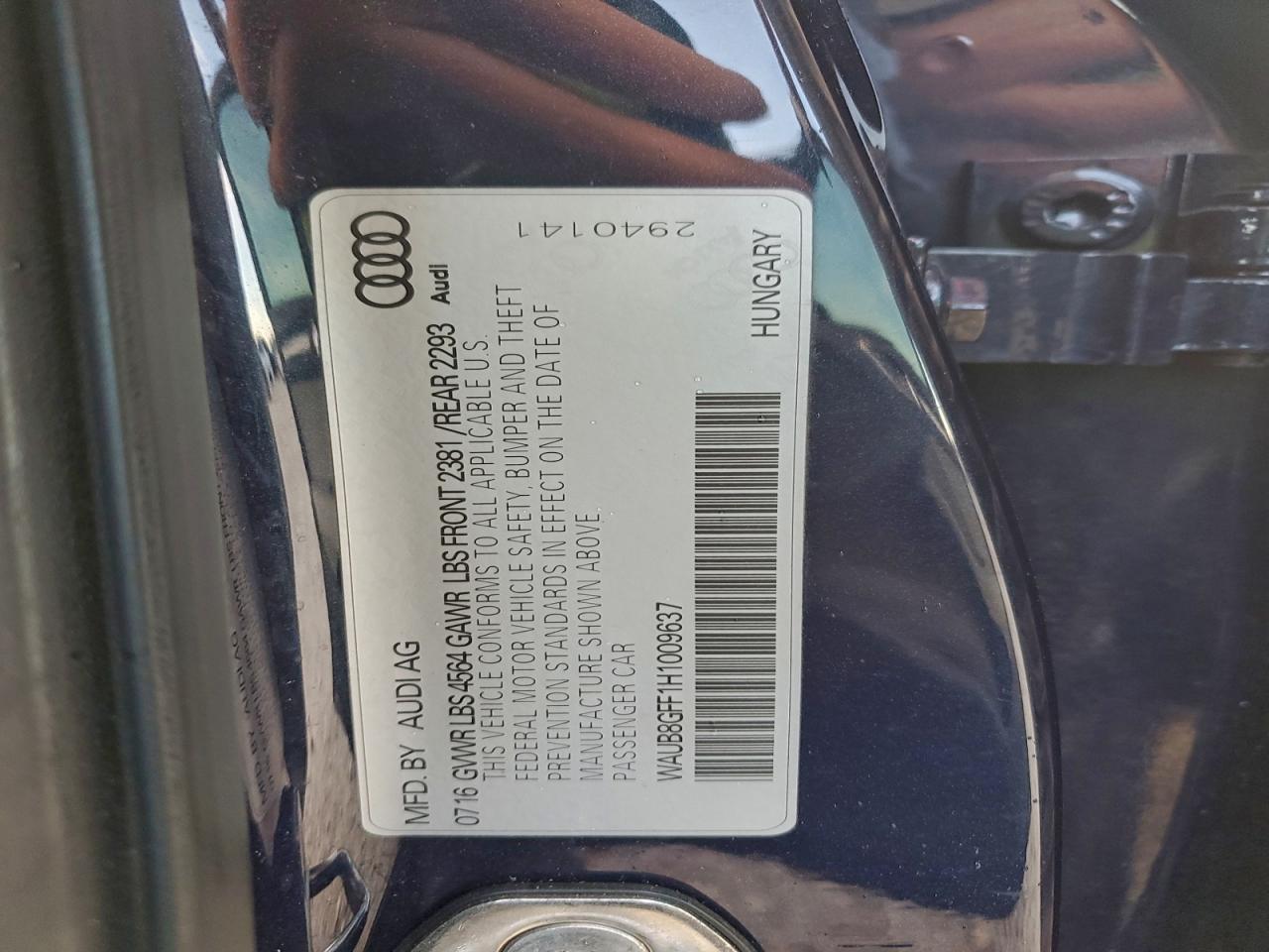 2017 Audi A3 Premium