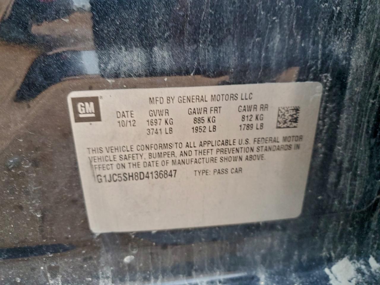 2013 Chevrolet Sonic lt