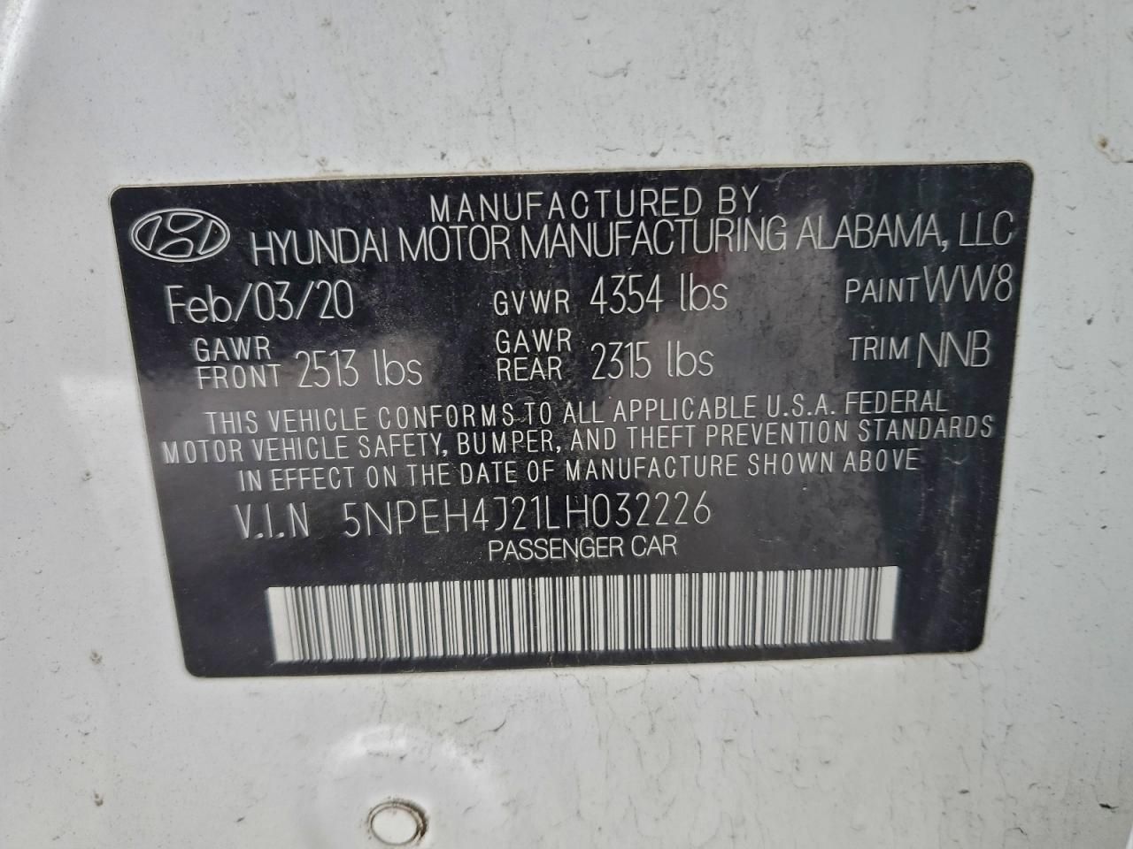 2020 Hyundai Sonata Limited