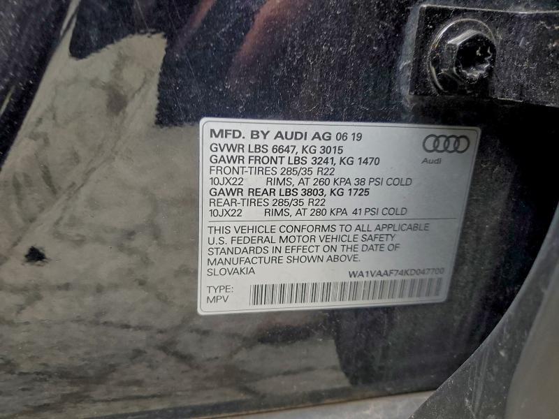 2019 Audi Q7 Prestige