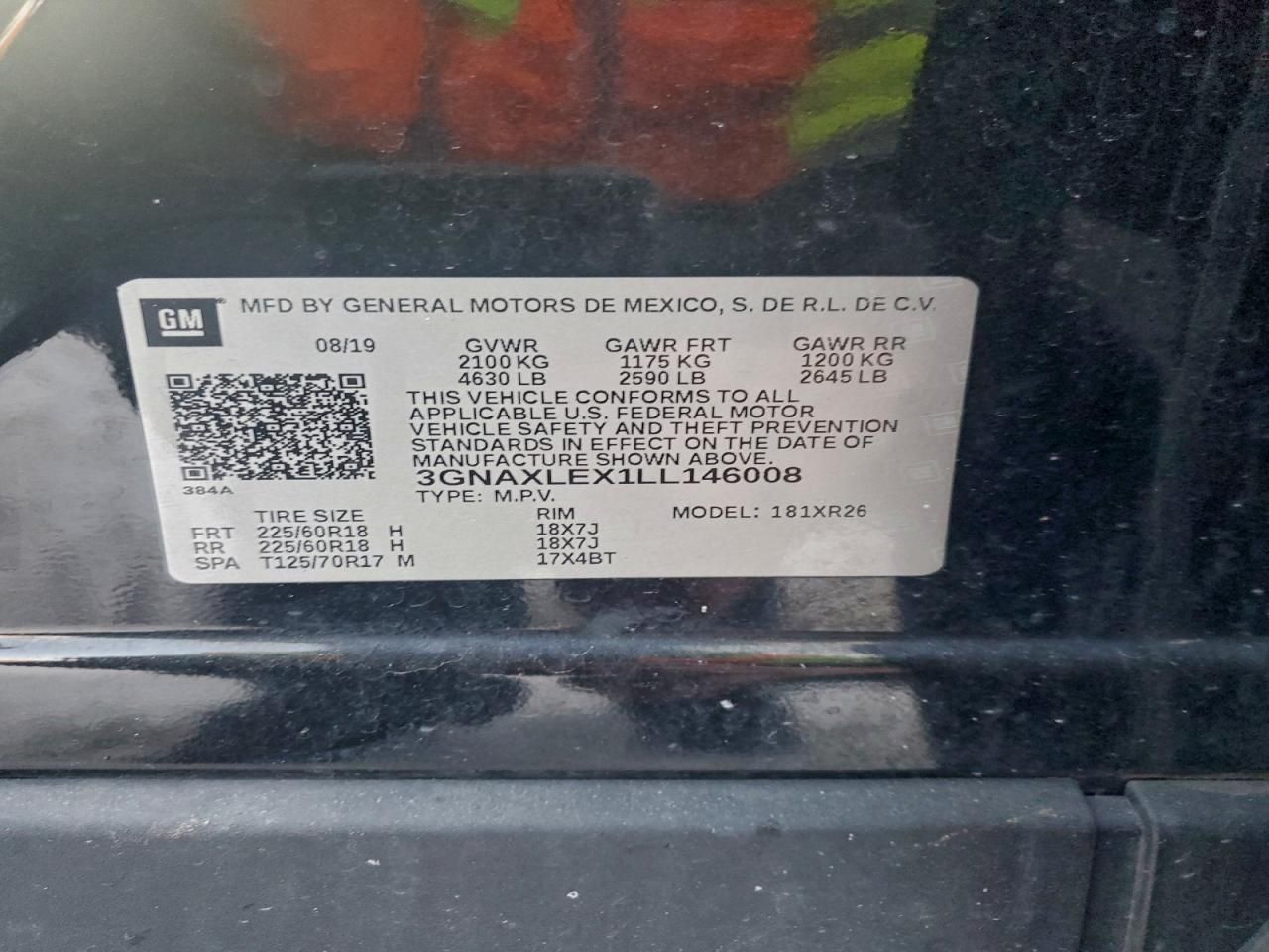 2020 Chevrolet Equinox lt