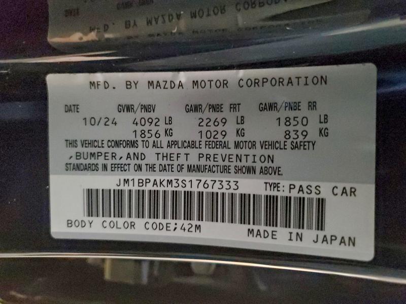 2025 Mazda 3 Select Sport