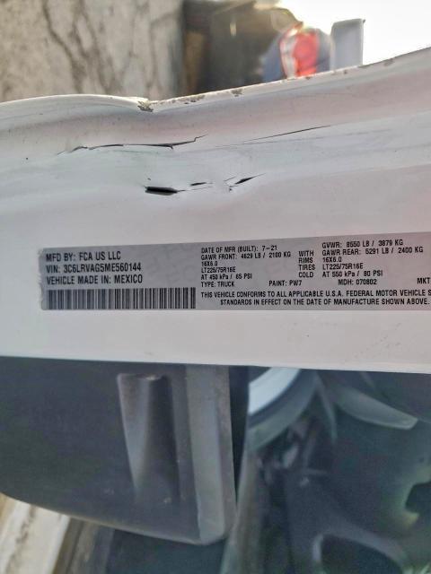2021 Dodge Ram Promaster 1500 Utility / Service van