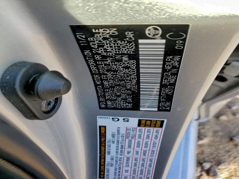 2022 Toyota Corolla le