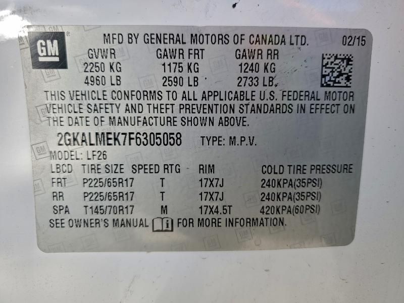 2015 GMC Terrain sle