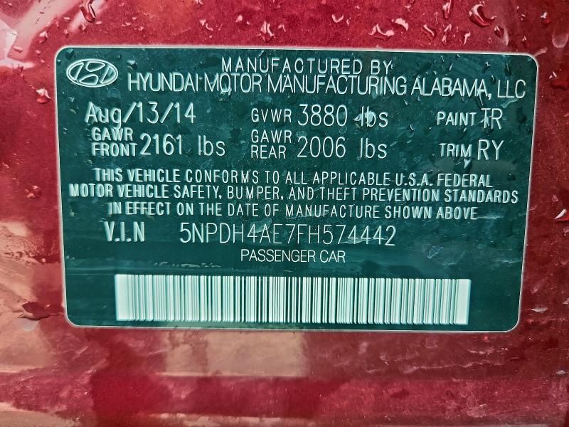 2015 Hyundai Elantra se