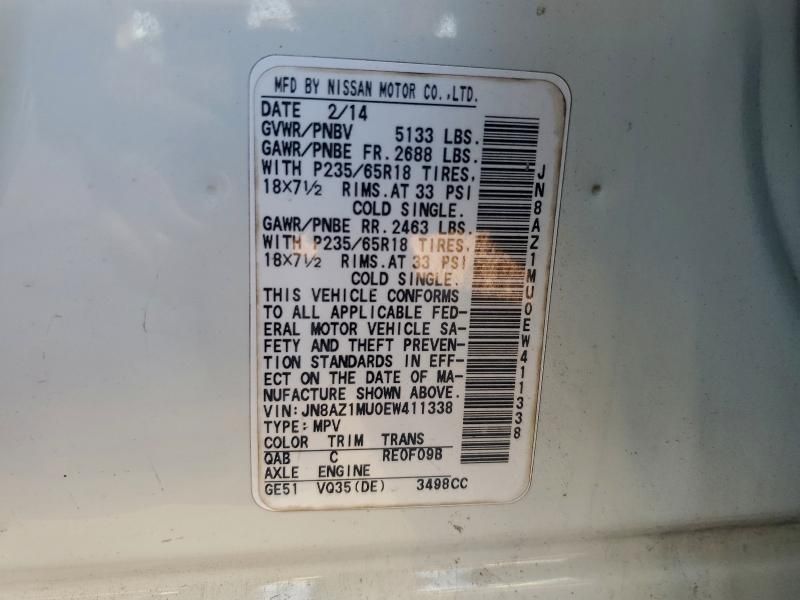 2014 Nissan Murano s