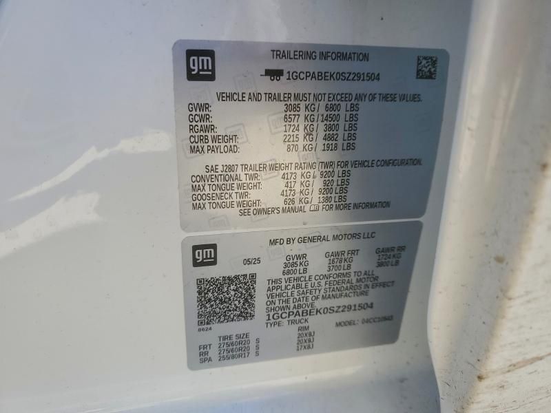 2025 Chevrolet Silverado C1500 Custom