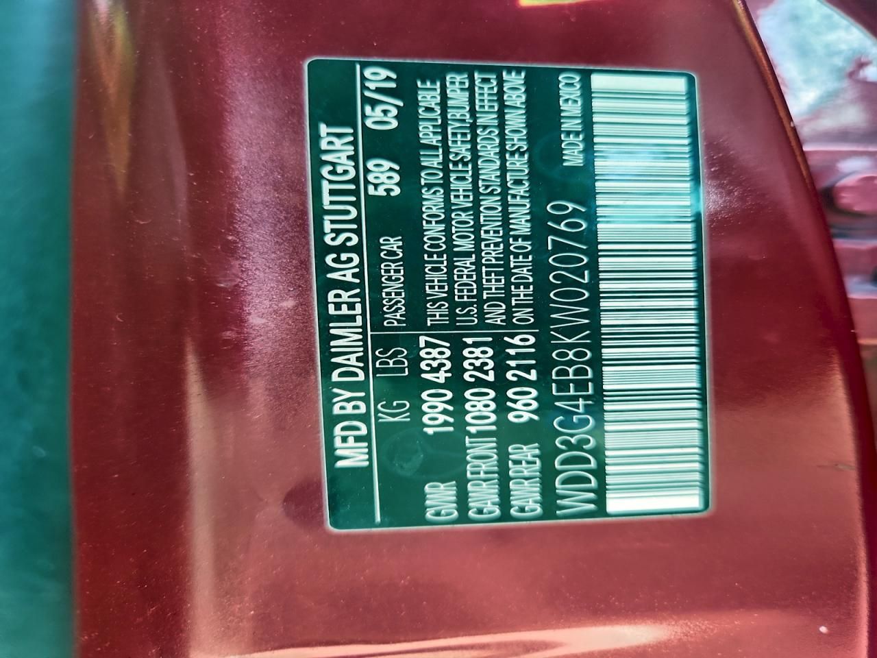 2019 Mercedes-Benz A 220