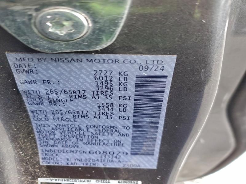 2025 Nissan Frontier s