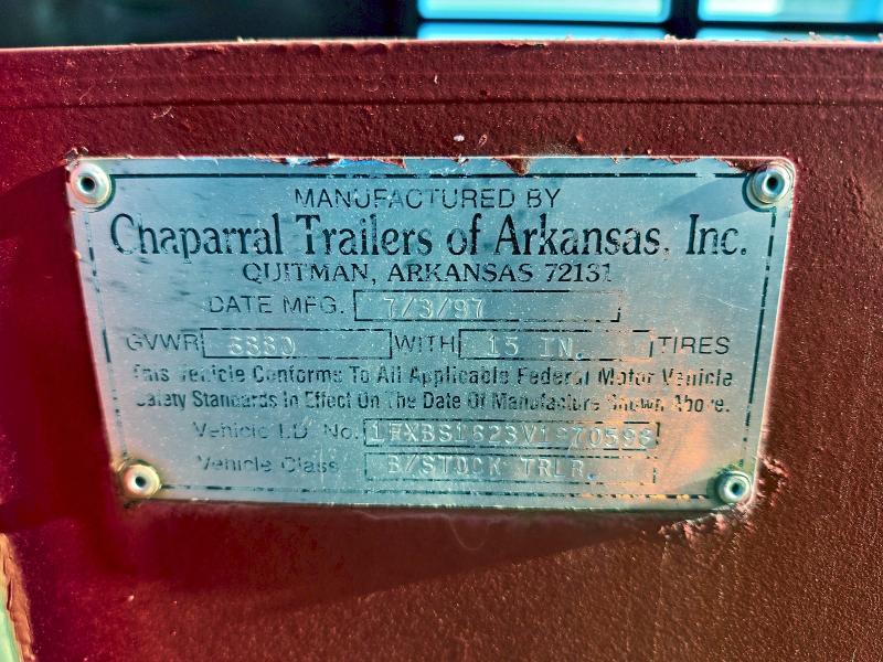 1997 Chapparal Recreational Vehicle (RV)