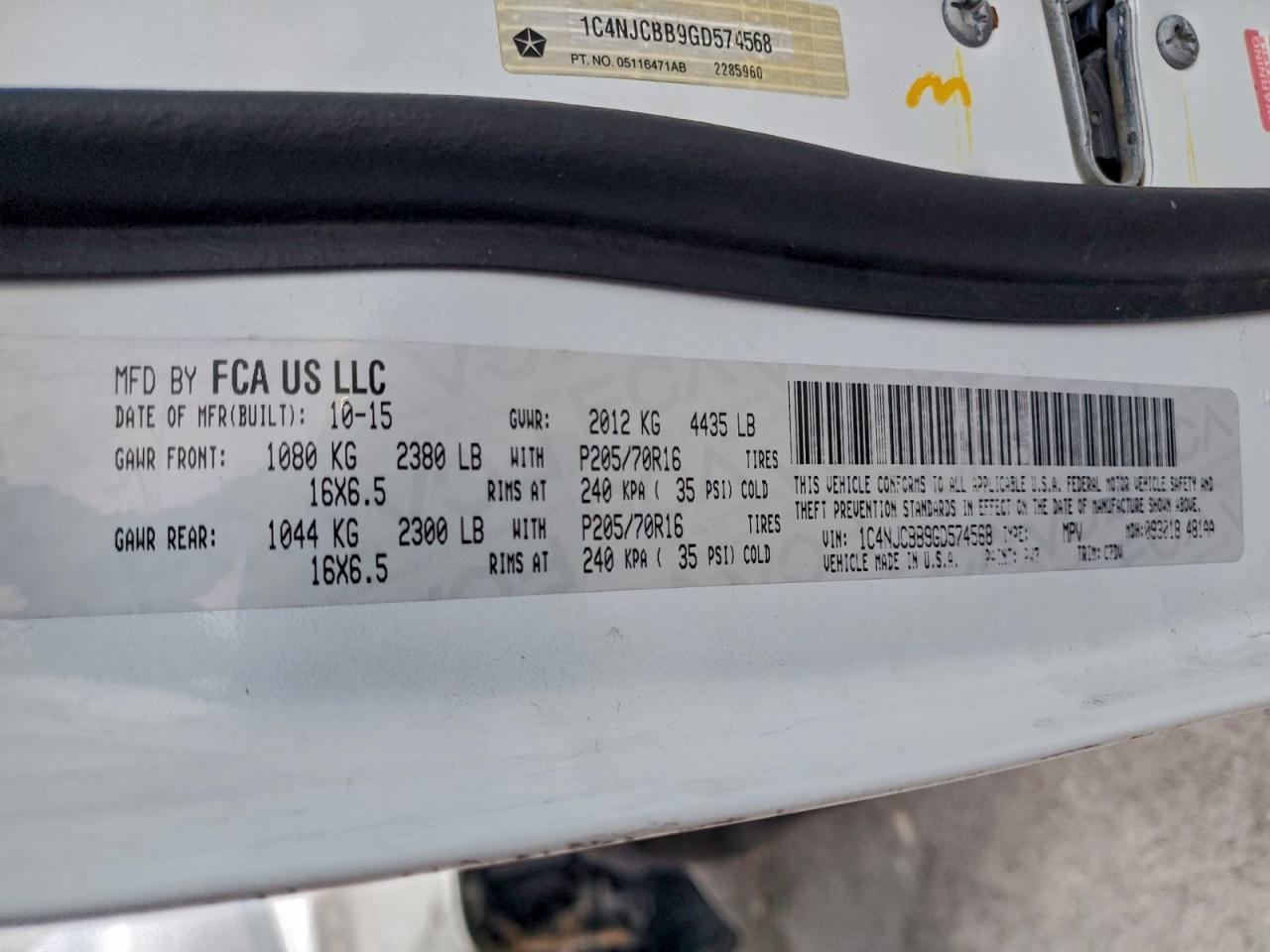 2016 Jeep Compass Sport