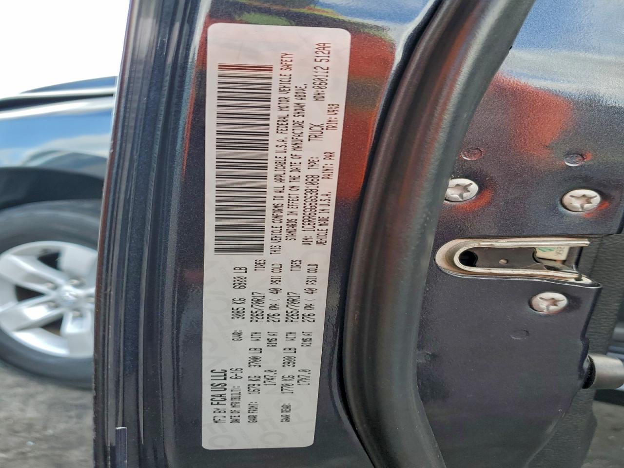 2016 Dodge RAM 1500 SLT