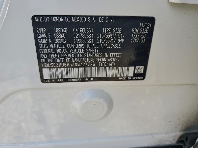 2022 Honda Hr-v lx