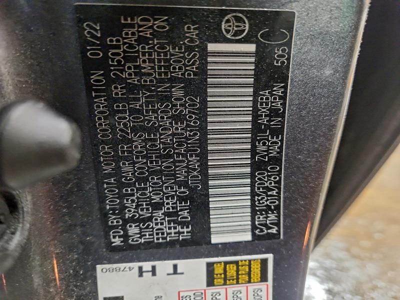 2022 Toyota Prius Night Shade