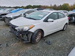 KIA salvage cars for sale: 2016 KIA Forte lx