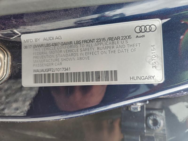 2018 Audi A3 Premium