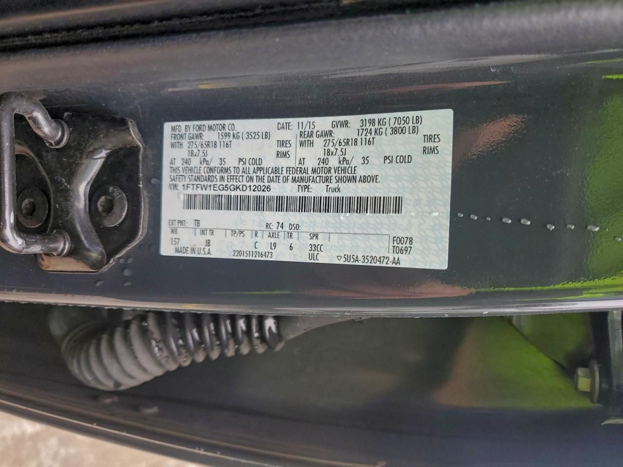 2016 Ford F150 Supercrew