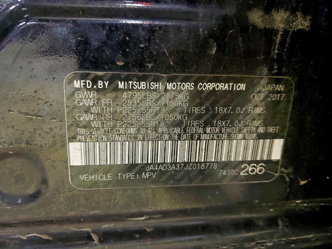 2018 Mitsubishi Outlander se