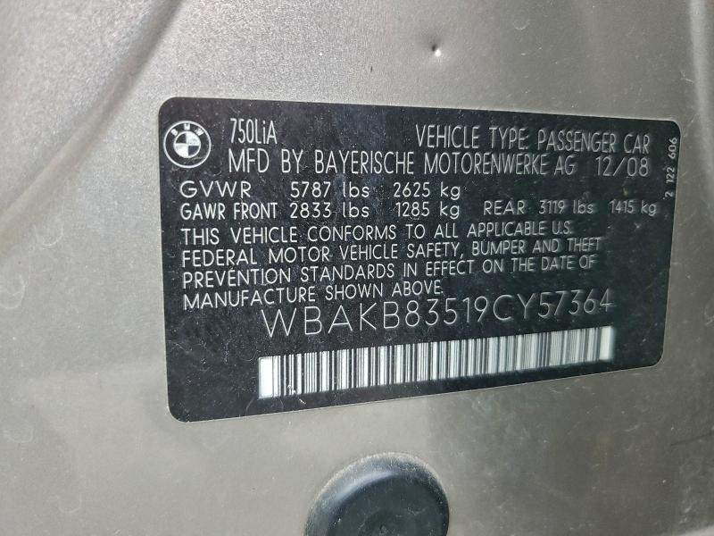 2009 BMW 750 li