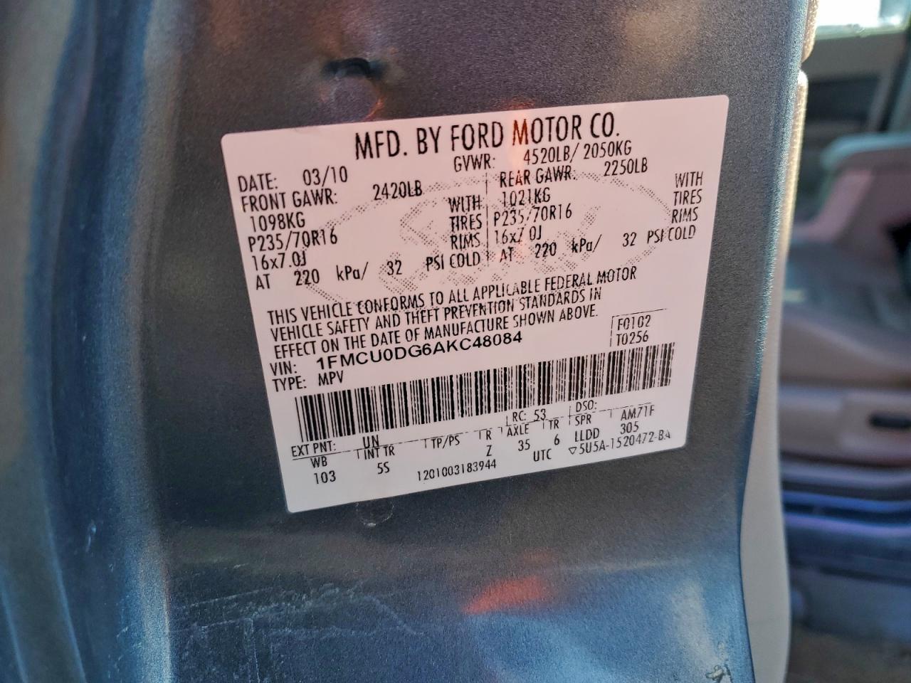 2010 Ford Escape xlt