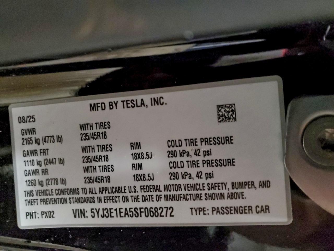 2025 Tesla Model 3