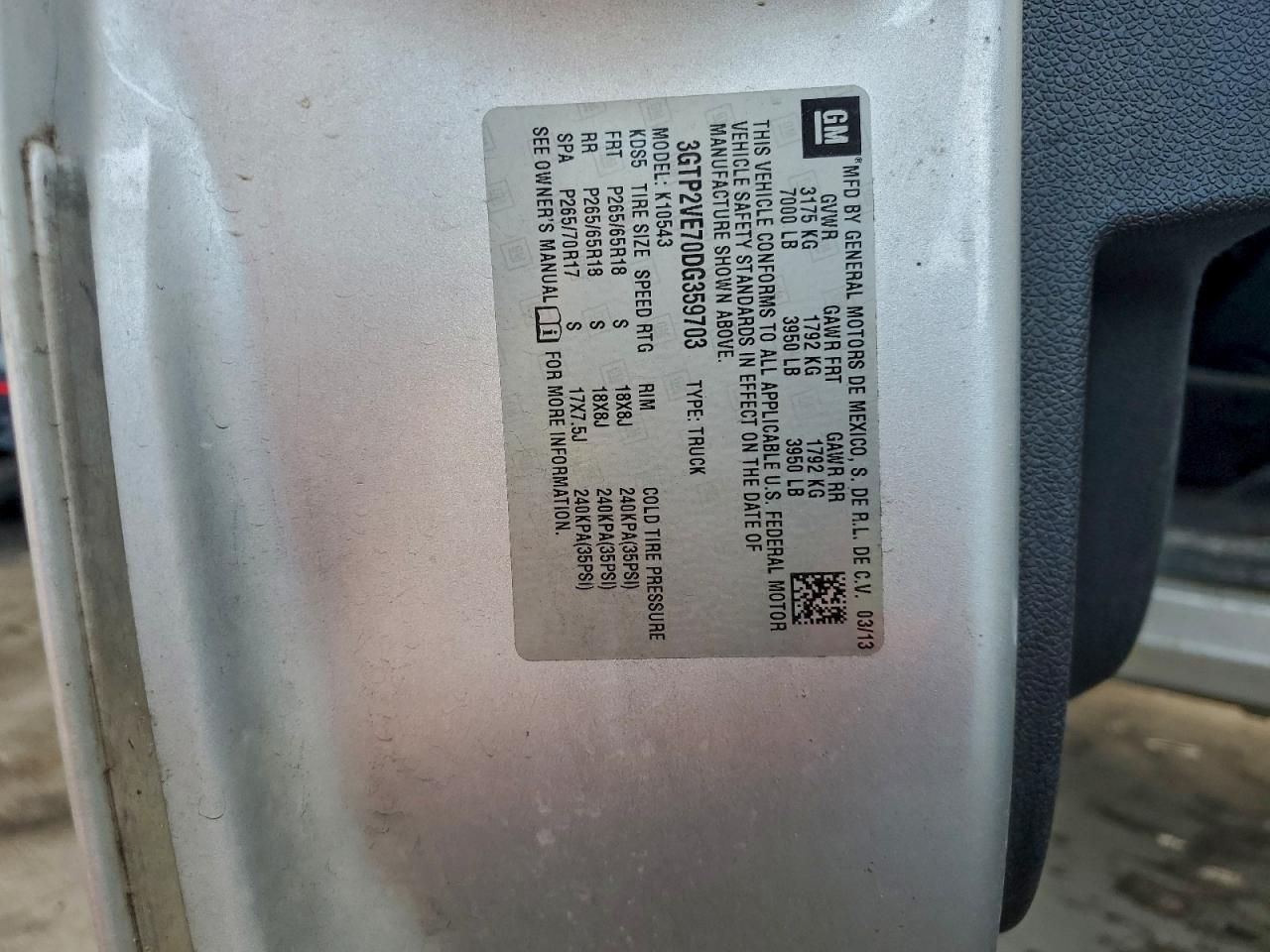 2013 GMC Sierra K1500 sle