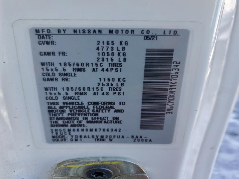 2021 Nissan NV200 Delivery Van