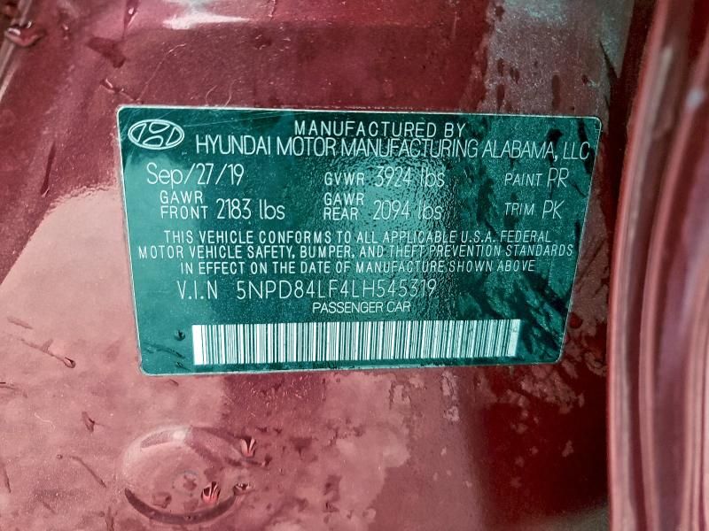 2020 Hyundai Elantra sel