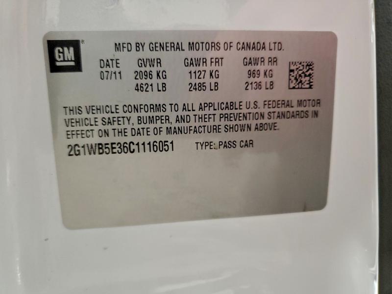 2012 Chevrolet Impala lt