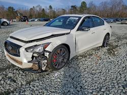 Infiniti salvage cars for sale: 2022 Infiniti Q50 red Sport 400