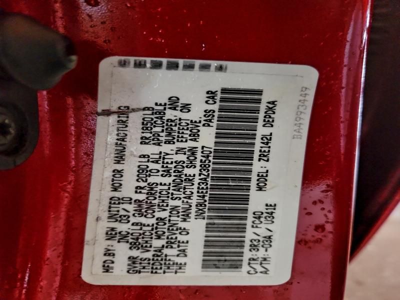 2010 Toyota Corolla Base